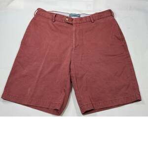 Peter Millar Red Chino Shorts Mens Size 34 100% Genuine Pima Cotton